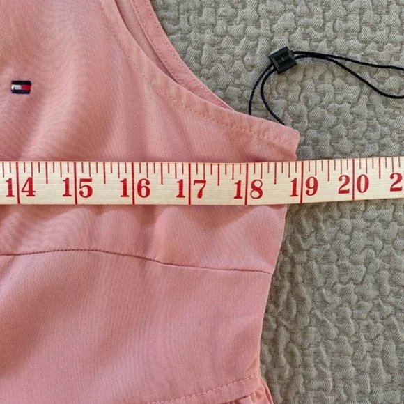 Tommy Hilfiger - Pink Tencel Tiered Dress - Picture 11 of 15